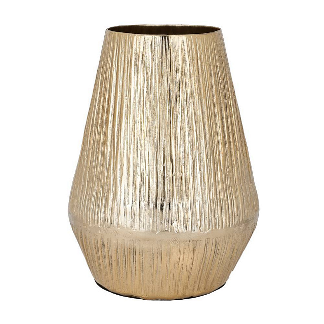 421324 Ваза декоративная KURASHIKI, H270, ?200, металл, золотой в Санкт-Петербурге 421324 Ваза декоративная KURASHIKI, H270, ?200, металл, золотой