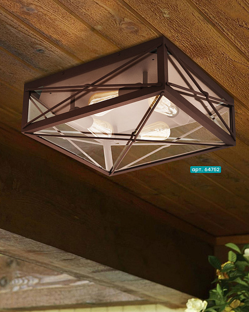 64752 Уличный настенно-потолочный светильник GAUDESI в Санкт-Петербурге 64752 Уличный настенно-потолочный светильник GAUDESI