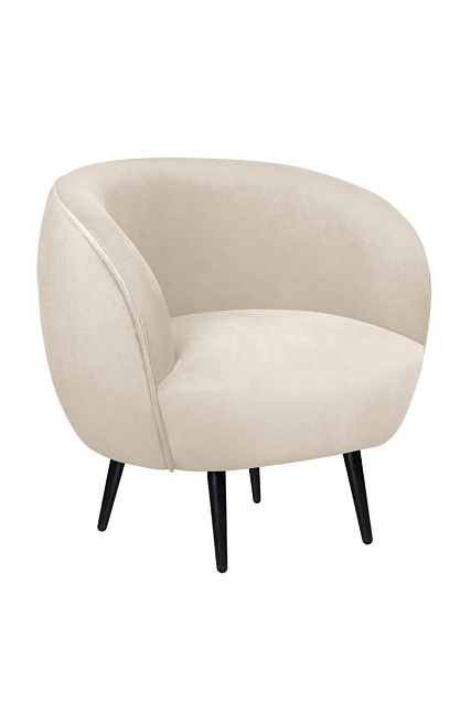 Мягкое кресло Benee Beige на черных ножках в Санкт-Петербурге Мягкое кресло Benee Beige на черных ножках