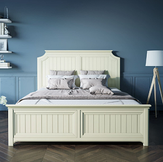 Бежевая кровать "Olivia" 180х200 арт GA3001/18C