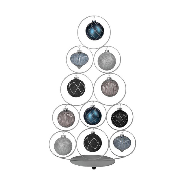 427417 Рождественское украшение в виде ели, BALLYMENA, H-660, металл, серебряный в Санкт-Петербурге 427417 Рождественское украшение в виде ели, BALLYMENA, H-660, металл, серебряный