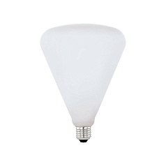 Светод. лампа R140 димм., 4W(E27), ?140, L190, 470lm, 2700K, опал. стекло