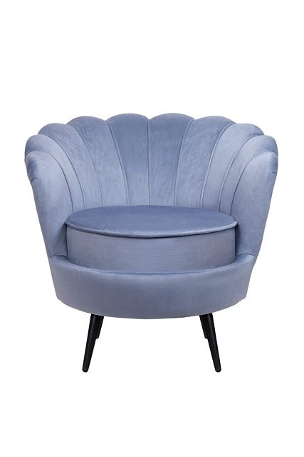 Низкое кресло ракушка Pearl Sky на черных ножках в Санкт-Петербурге Низкое кресло ракушка Pearl Sky на черных ножках