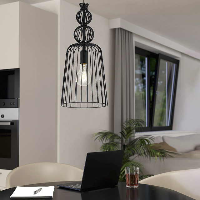 49497 Подвес CARTERHAM, 1x60W (E27), ?230, сталь, черный в Санкт-Петербурге 49497 Подвес CARTERHAM, 1x60W (E27), ?230, сталь, черный