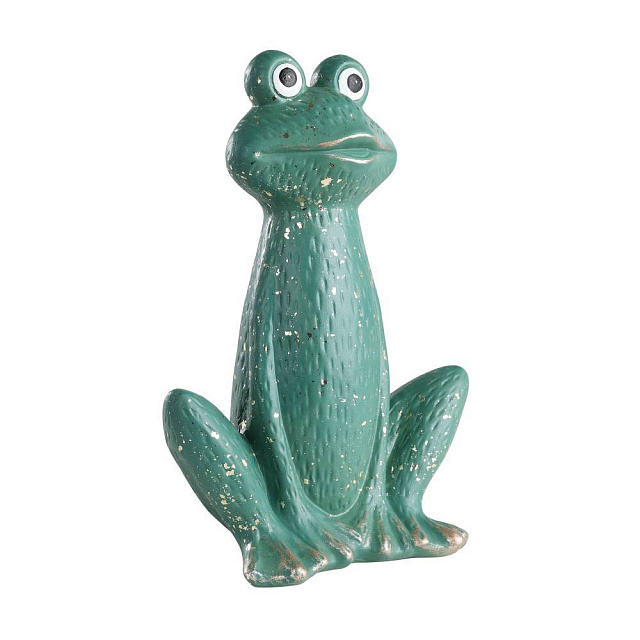 427938 Фигурка Лягушка SAIDANE L180, B110, H275 керамика, темно-зеленый в Санкт-Петербурге 427938 Фигурка Лягушка SAIDANE L180, B110, H275 керамика, темно-зеленый