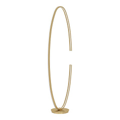 390491 Светодиодный торшер с регулировкой цветовой температуры BOGADO, 20W(LED) ,2200-6500K, 3500lm, сталь, золотой, белый