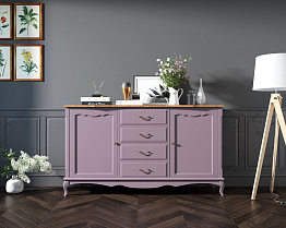 Комод "Leontina lavanda" с дверками и ящиками арт ST9351L