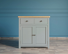 Комод "Jules Verne" две дверки два ящика серый арт JV20ETGG