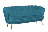 Диван ракушка для гостиниц Pearl Triple Marine Velvet №1