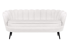 Диван ракушка Pearl Triple Beige на черных ножках в Санкт-Петербурге