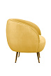 Мягкое кресло Benee Yellow №2