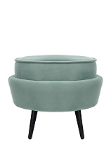 Пуф Pearl Adorn Green на черных ножках в Санкт-Петербурге