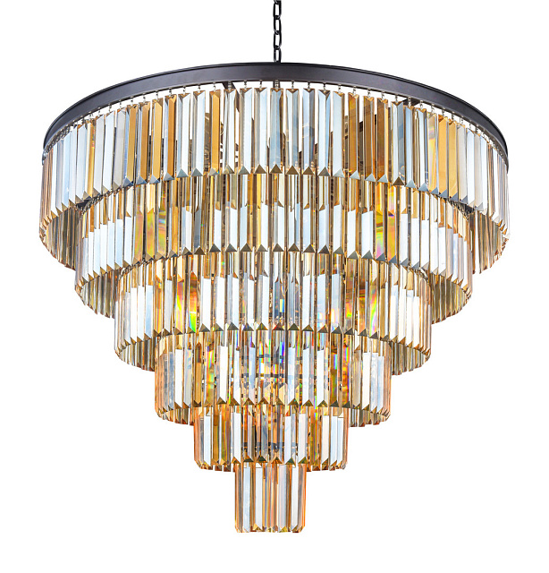 Люстра Odeon 6 Rings Amber в Санкт-Петербурге Люстра Odeon 6 Rings Amber