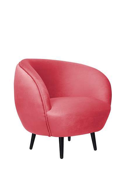 Мягкое кресло Small Benee Karmin на черных ножках в Санкт-Петербурге Мягкое кресло Small Benee Karmin на черных ножках