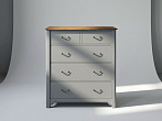 Комод "Оливия (Olivia)" на пять ящиков арт GA2005/7040 №2