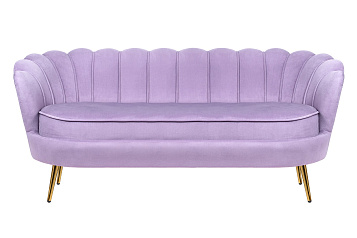 Диван ракушка для гостиниц Pearl Triple Purple