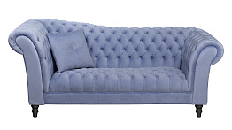 Двухместный диван Lina Blue-B синий