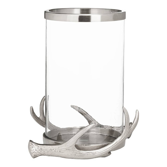 422436 Подсвечник SELISING, ?245, H260, алюминий, стекло, никель, прозрачный в Санкт-Петербурге 422436 Подсвечник SELISING, ?245, H260, алюминий, стекло, никель, прозрачный