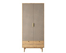 Шкаф двухстворчатый  с ящиками "Line" R26/beige №0