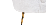 Комплект кресел и дивана ракушка Pearl Triple White Boucle №5