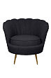 Низкое кресло Pearl Black Boucle №0