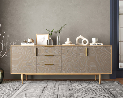 Комод "Line" удлиненный R25/beige