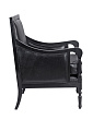 Классическое американское кресло Colin Black Leather №2