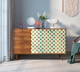 Комод "Berber" с двумя дверками и ящиками 24 принт арт BB05/Print_24