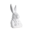 427975 Фигурка Заяц GOPENG, L130, B108, H232, керамика, белый №0