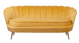Дизайнерский диван Pearl Triple Yellow в Санкт-Петербурге