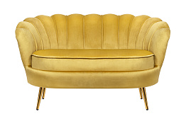 Дизайнерский двухместный диван Pearl Double Yellow в Санкт-Петербурге