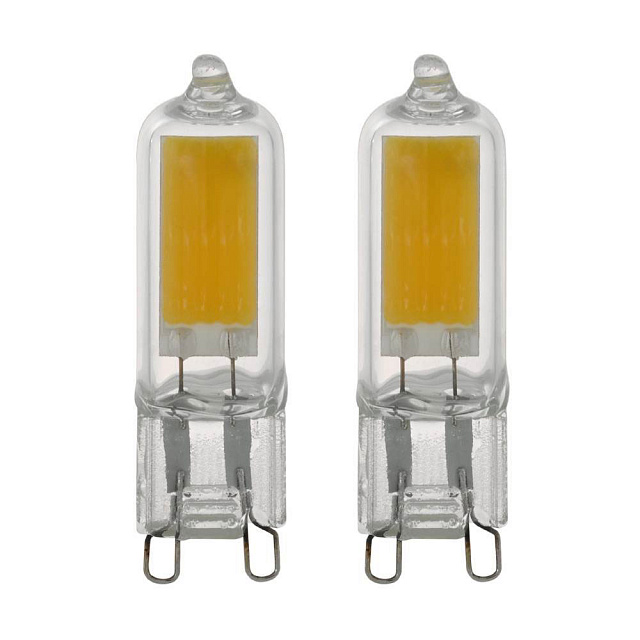 Светодиодная лампа COB, 2х3W (G9), 4000K, 200lm, 2 шт. в комплекте