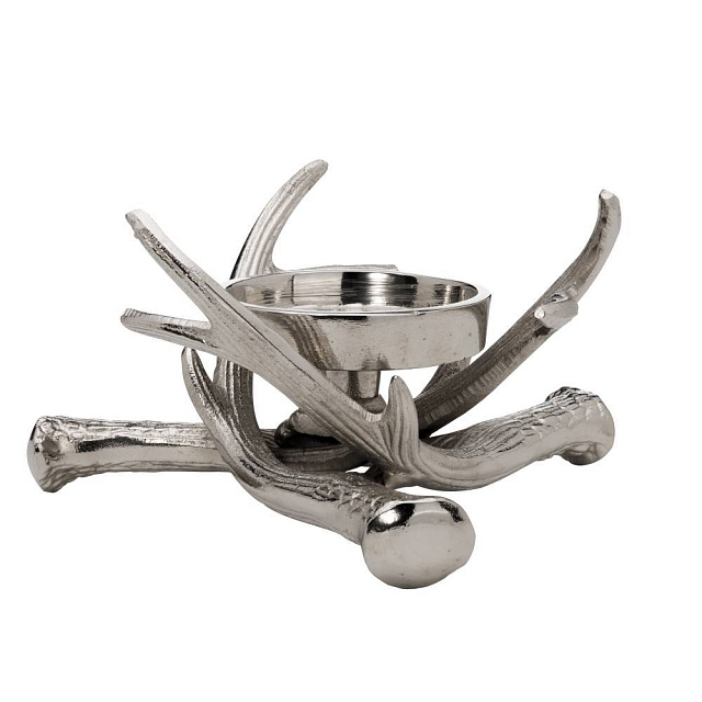 422239 Подсвечник SELISING, L200, B200, H100, алюминий, цвет никель в Санкт-Петербурге 422239 Подсвечник SELISING, L200, B200, H100, алюминий, цвет никель