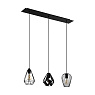 43581 Подвесной потолочный светильник (люстра) DISTAFF, 3Х40W, E27, L900, B185, H1100, сталь, черный