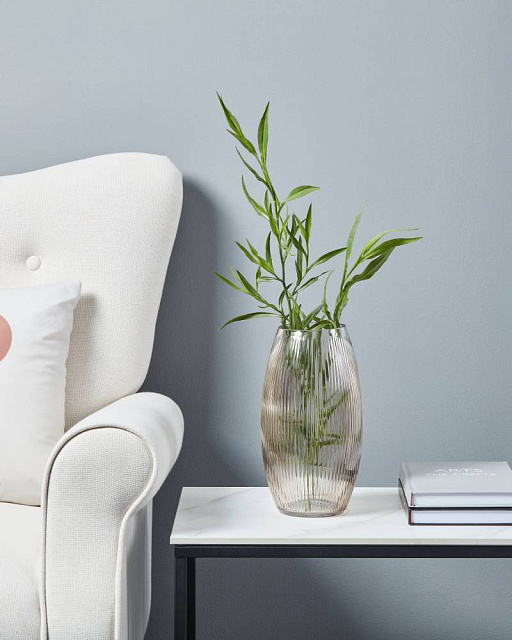 421228 Ваза декоративная AMBALABE, H270, ?145, стекло, прозрачный