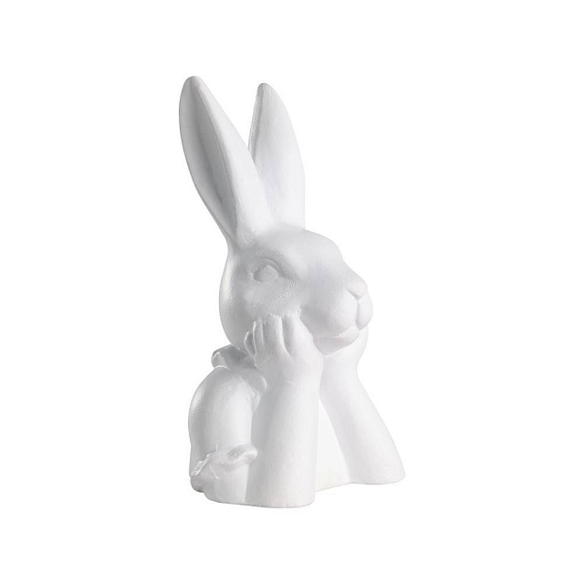427974 Фигурка Заяц GOPENG, L120, B95, H197, керамика, белый в Санкт-Петербурге 427974 Фигурка Заяц GOPENG, L120, B95, H197, керамика, белый