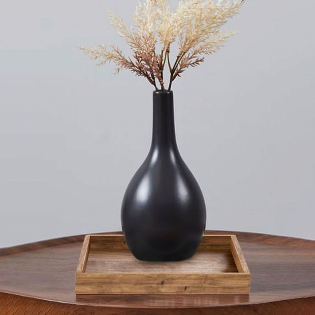 427167 Поднос декоративный COCHRANE, L300, B300, H40, дерево, натуральный в Санкт-Петербурге 427167 Поднос декоративный COCHRANE, L300, B300, H40, дерево, натуральный