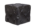 Дизайнерский пуф Amrit Black Leather