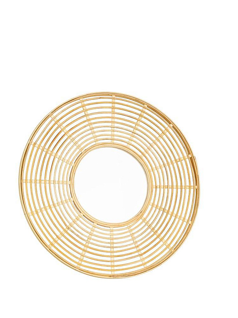 425029 Зеркало декоративное MITSUKE, B25, ?550, дерево, зеркальное стекло, натуральный в Санкт-Петербурге 425029 Зеркало декоративное MITSUKE, B25, ?550, дерево, зеркальное стекло, натуральный