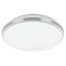 Светодиод настенно-потолочн свет-к PINETTO, 18W(LED), сталь, белый, пластик, белый, хром