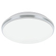 Светодиод настенно-потолочн свет-к PINETTO, 18W(LED), сталь, белый, пластик, белый, хром №0