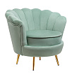 Низкое кресло Pearl Green №1