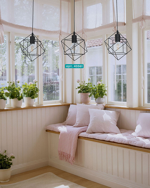 43361 Подвес STRAITON, 3X60W(E27), L905, B240, H1100, сталь, черный в Санкт-Петербурге 43361 Подвес STRAITON, 3X60W(E27), L905, B240, H1100, сталь, черный