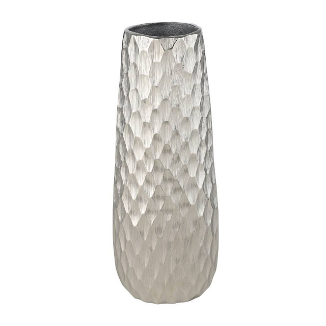 421045 Ваза декоративная NILGAUT, L120, B70, H310, алюминий, цвет никель в Санкт-Петербурге 421045 Ваза декоративная NILGAUT, L120, B70, H310, алюминий, цвет никель