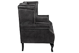 Кожаный дизайнерский диван Royal Sofa Black №2