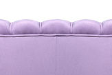 Диван ракушка для гостиниц Pearl Triple Purple на черных ножках №5