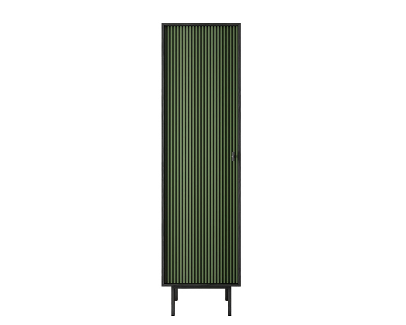 Шкаф c одной дверкой "Emerson" арт EM101/green/L