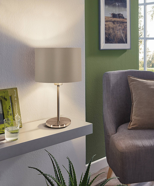 31629 Настольная лампа с абажуром MASERLO в Санкт-Петербурге 31629 Настольная лампа с абажуром MASERLO