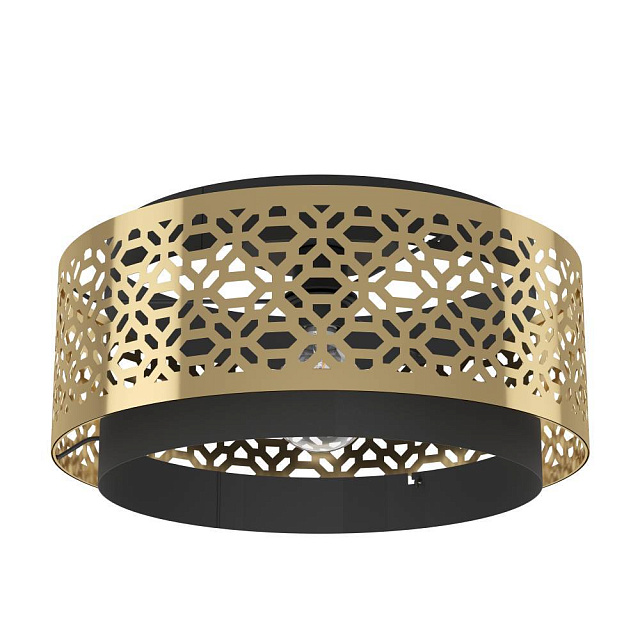 43979 Потолочный светильник SANDBACH, 1X40W (E27), ?420, сталь, черный, латунь в Санкт-Петербурге 43979 Потолочный светильник SANDBACH, 1X40W (E27), ?420, сталь, черный, латунь