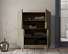 Большой комод с четырьмя дверками "Line" R19/browngrey №1